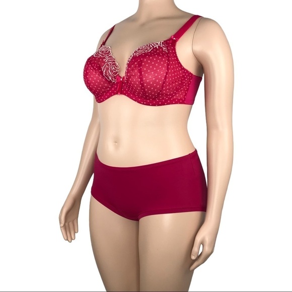 Elomi Betty Underwire Plunge Bra UK 40F US 40G EL8170 - Picture 8 of 15